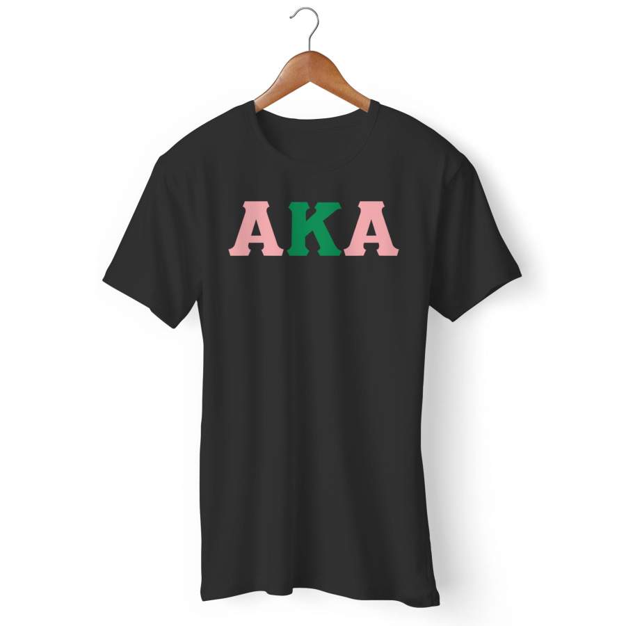 Alpha Kappa Alpha Aka Alpha Greek Lettered Gildan Man’s T-Shirt