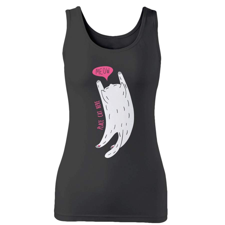 Clearance Place Cat Here Woman’s Tank Top