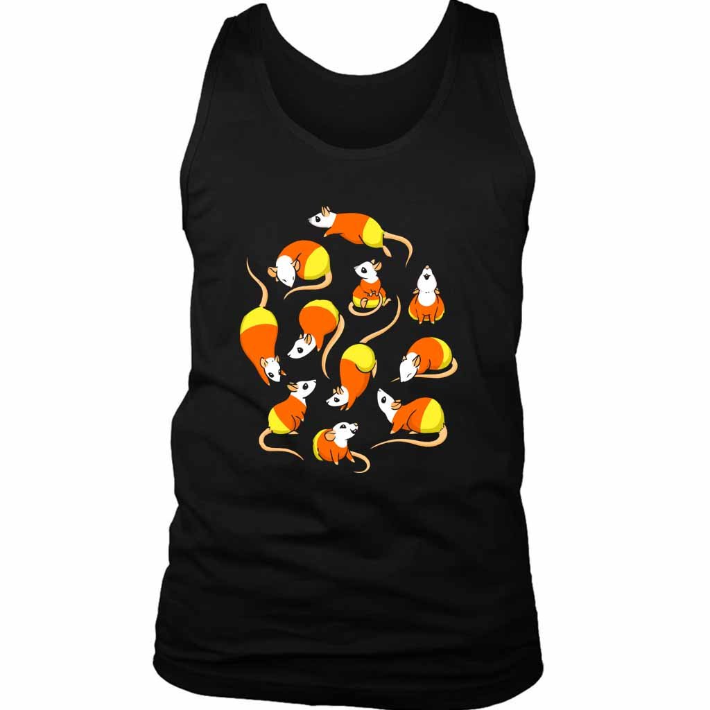 Candy Corn Rats Men’s Tank Top