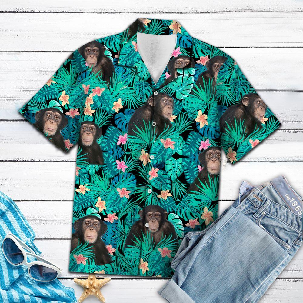 Chimpanzee Tropical Hawaii Shirt For Hawaii Aloha Ha108223