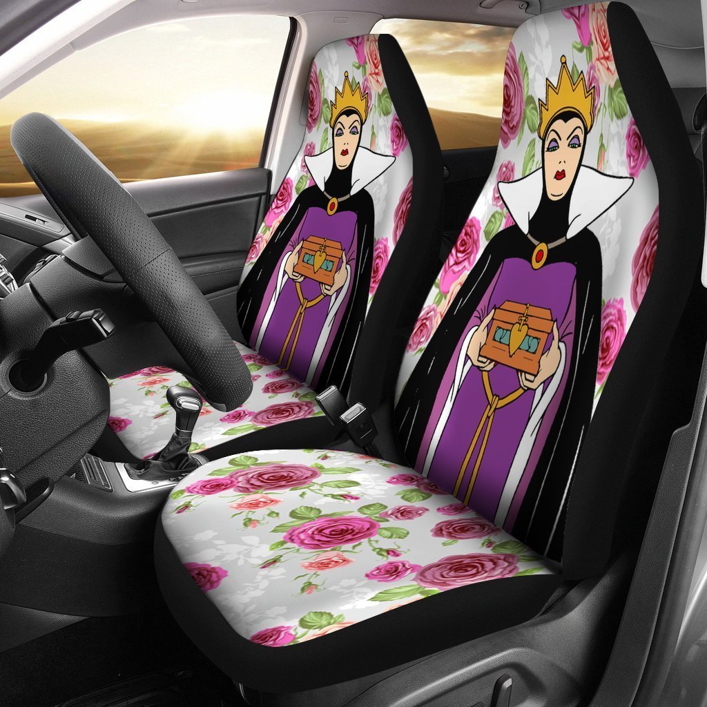 Flowers Rose & Evil Queen Car Seat Cover