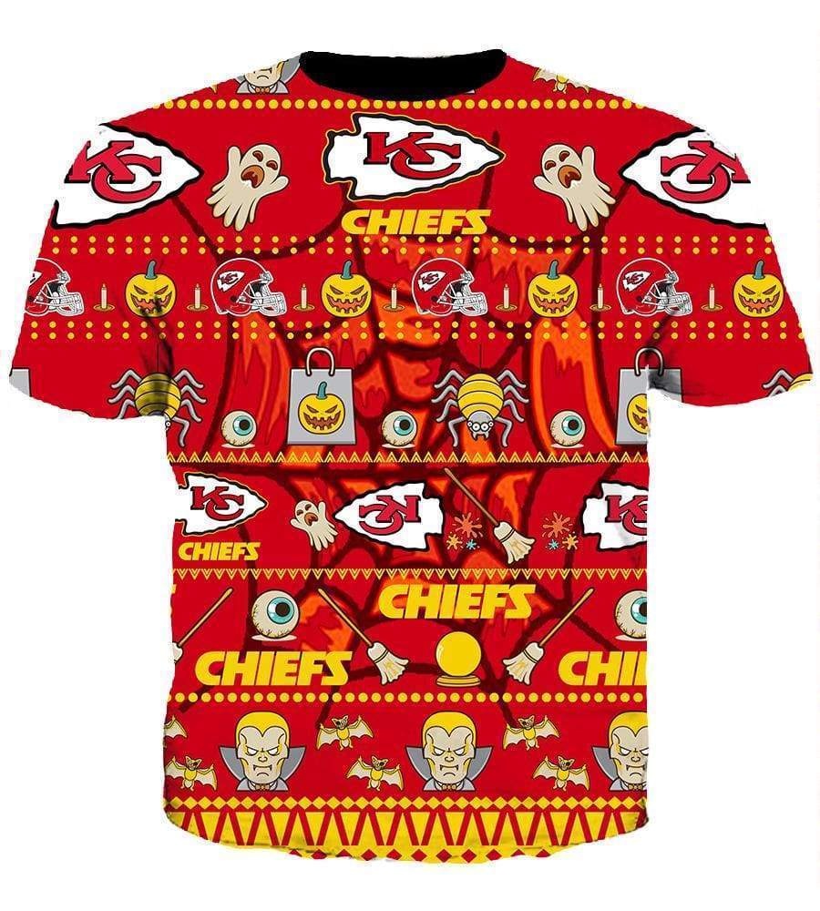 Halloween Kansas City Chiefs Hoodies – Pullover Red Hoodie