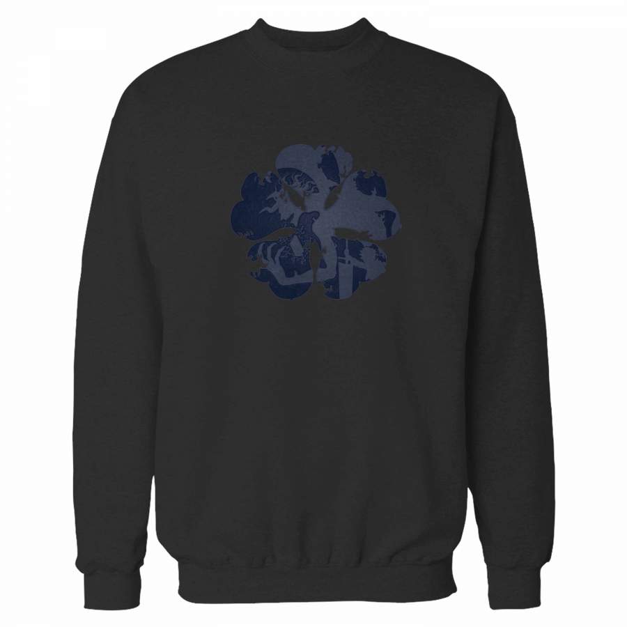 Black Clover  Asta Demon 5 Leaf Dark Sweatshirt