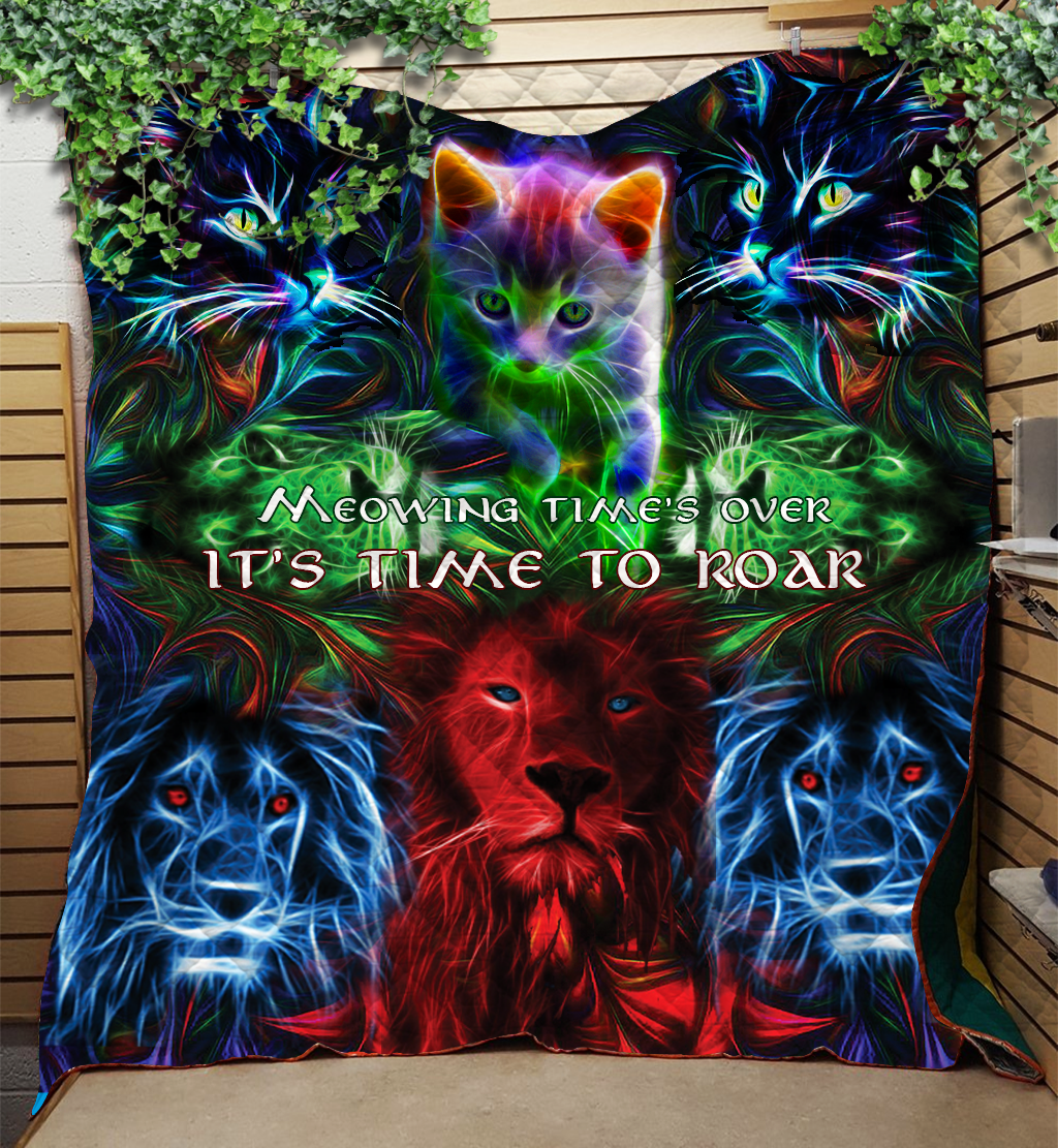 Viticstore™ colorful lions & cat- all size cotton quilt