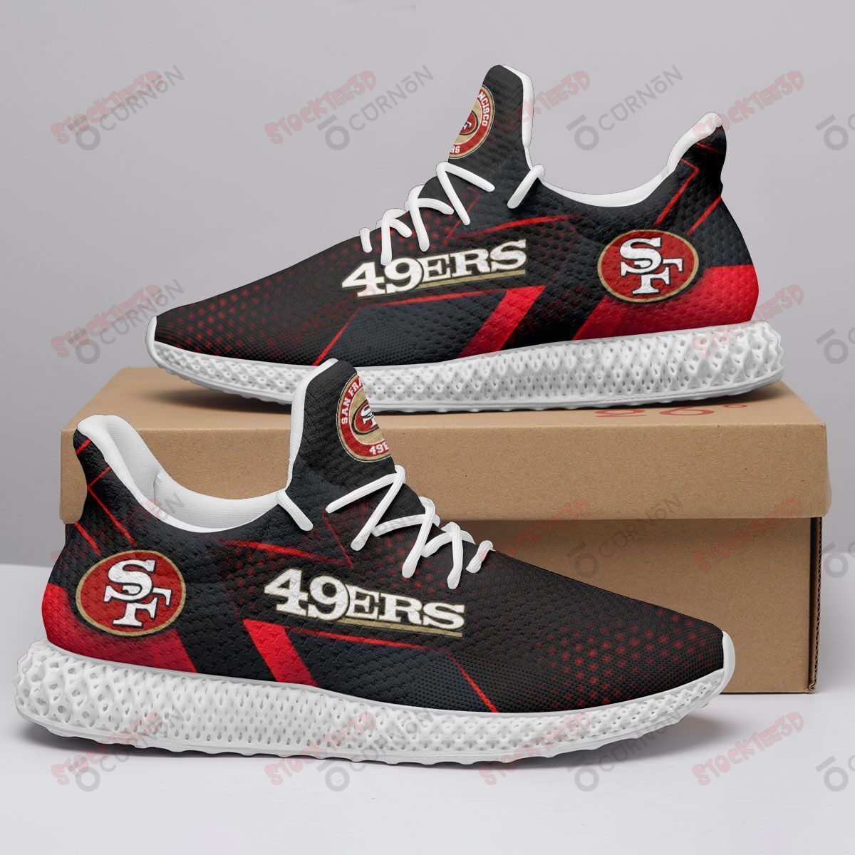 San Francisco 49Ers 4D Future Sneakers 85