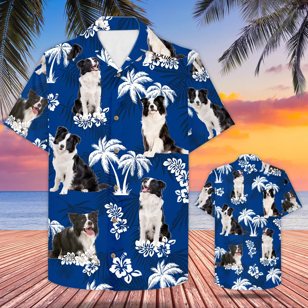 Border Collie Hawaiian Shirt For Dog Lovers Do99