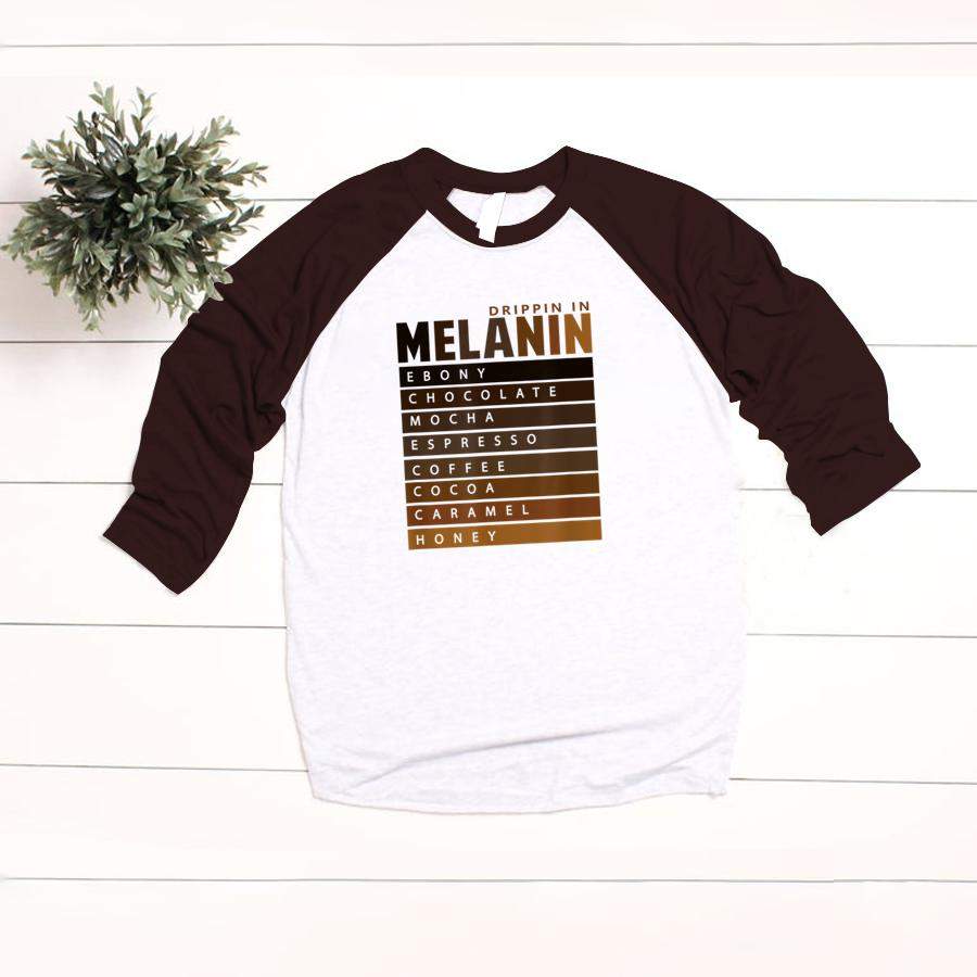 Drippin in Melanin Tee Black Pride