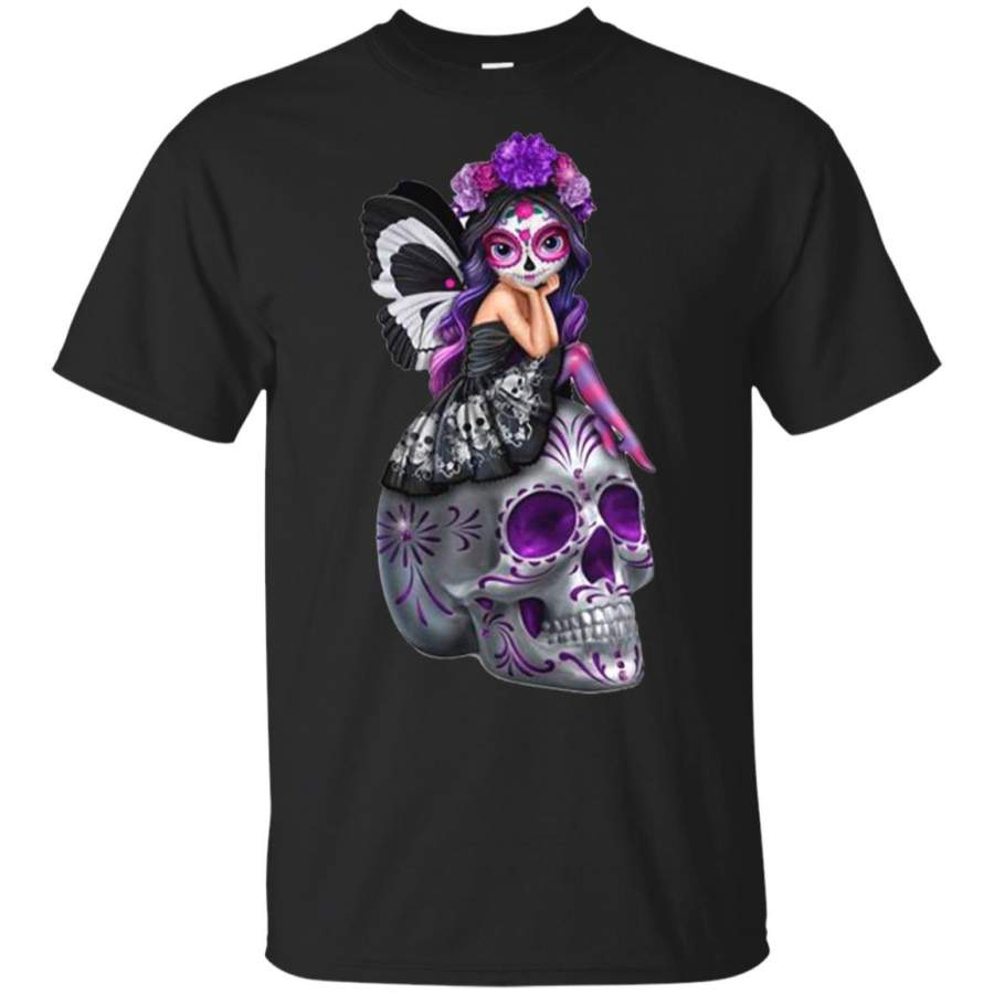 Jasmine Becket Griffith fairies atop decorative sugar skulls T Shirt ...