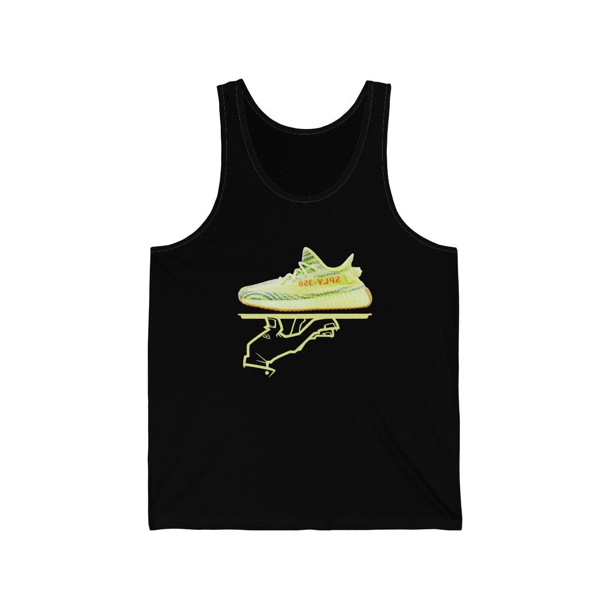 Yeezy Boost 350 V2 Semi Frozen Yellow Sneakermatch Mens Tanktop