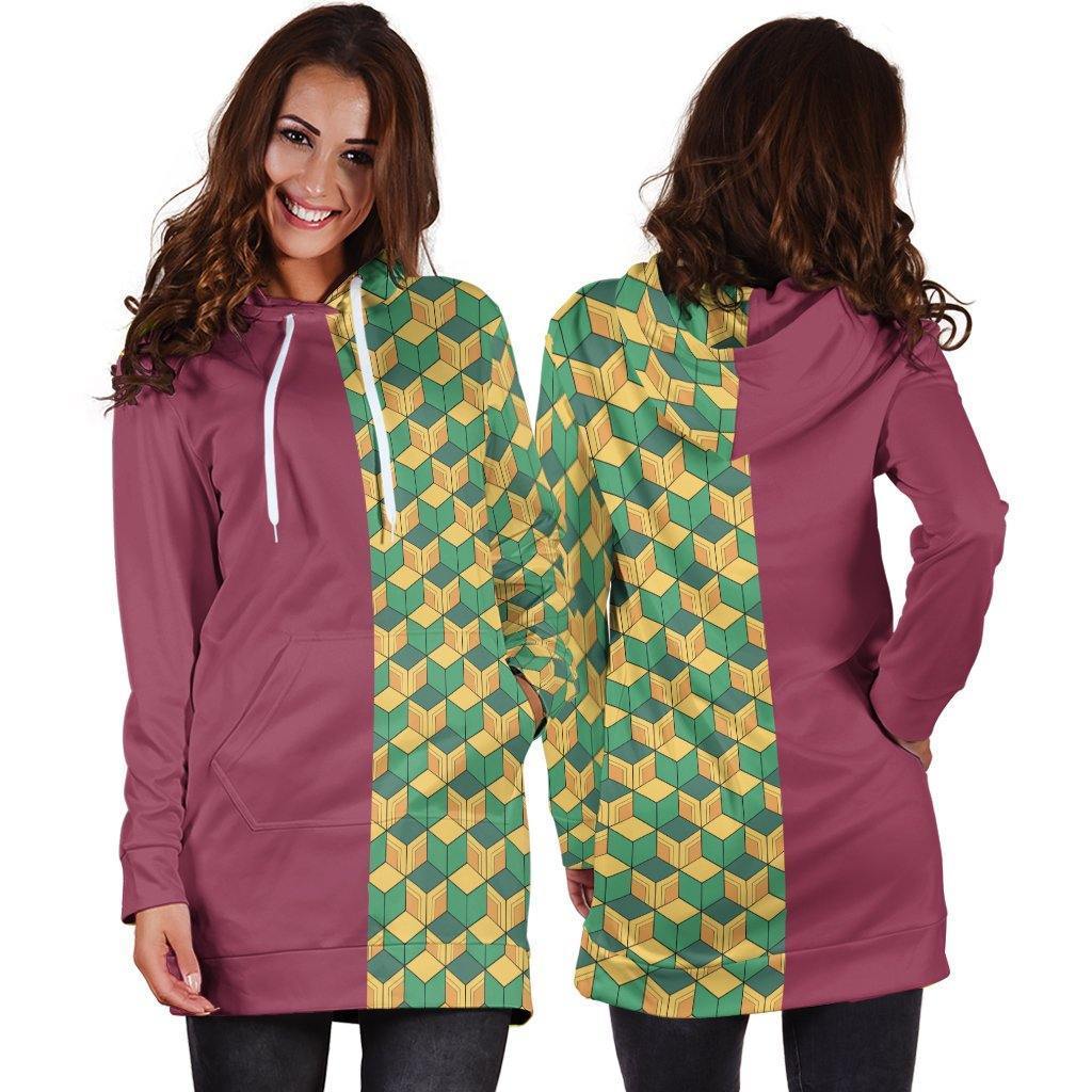 Tomioka Giyuu Cosplay Costume Demon Slayer Custom Women Hoodie Dress