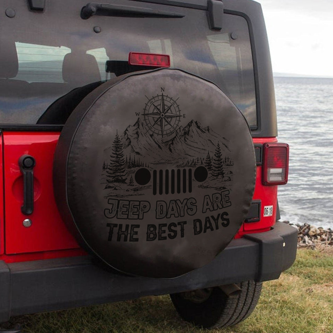 Jeep Days Are The Best Days Spare Tire Cover Lt11