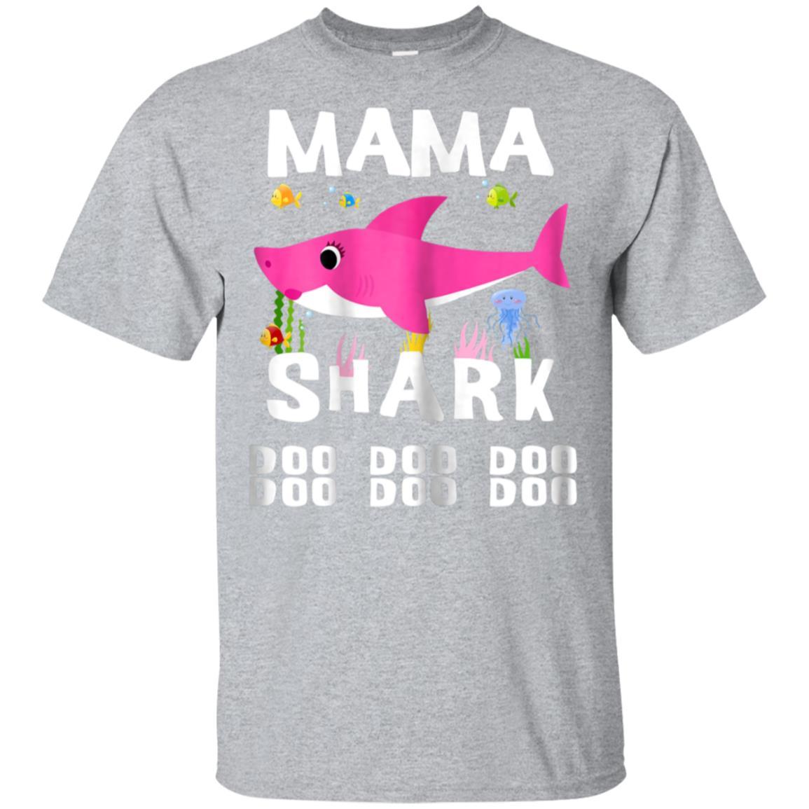 Womens Mama Shark Tshirt, Doo Doo Doo – Mothers Day Gift