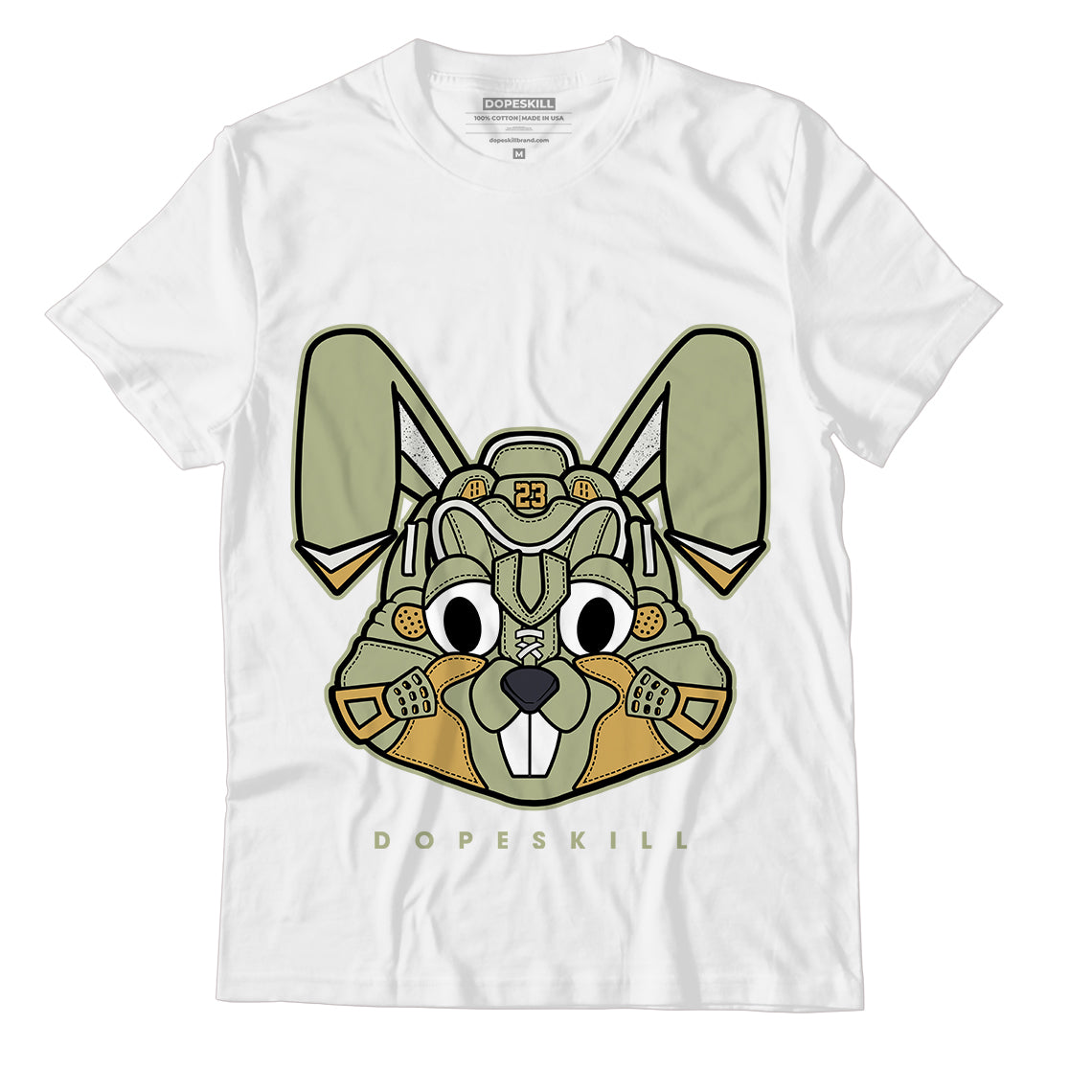 Jordan 5 Jade Horizon Dopeskill T-Shirt Sneaker Rabbit Graphic