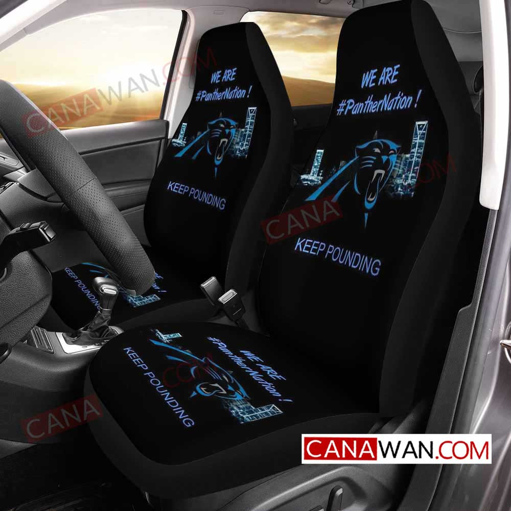 Carolina Panthers Style195 3D Customized Personalized Car Seat Cover