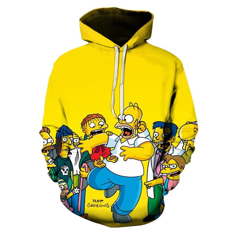 The Simpsons Sweatshirt Hoodies V20 3D T-Shirt