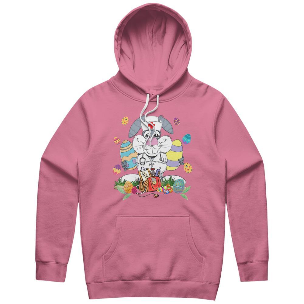 Bunny Nurse Funny Egg Easter Day Doctor Matching Hoodie