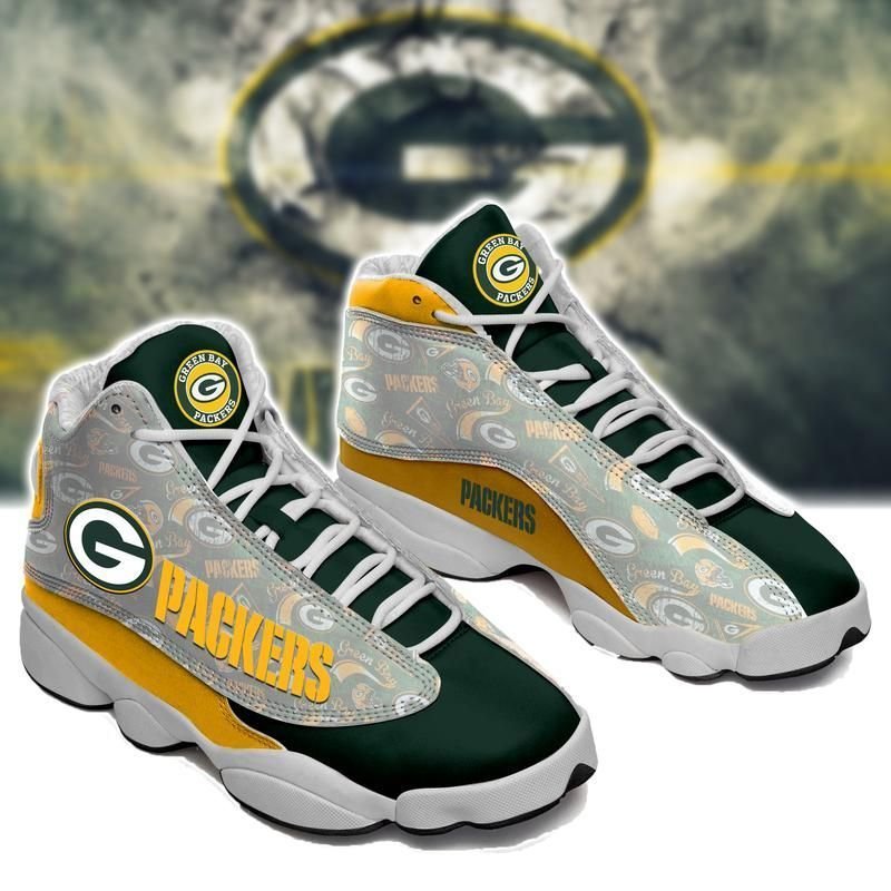 Green Bay Packers Jordan 13 Shoes Custom Jd13 Sneakers Pac1056242 Sneakers Air Jordan 13 Sneaker Jd13 Sneakers Personalized Shoes Design