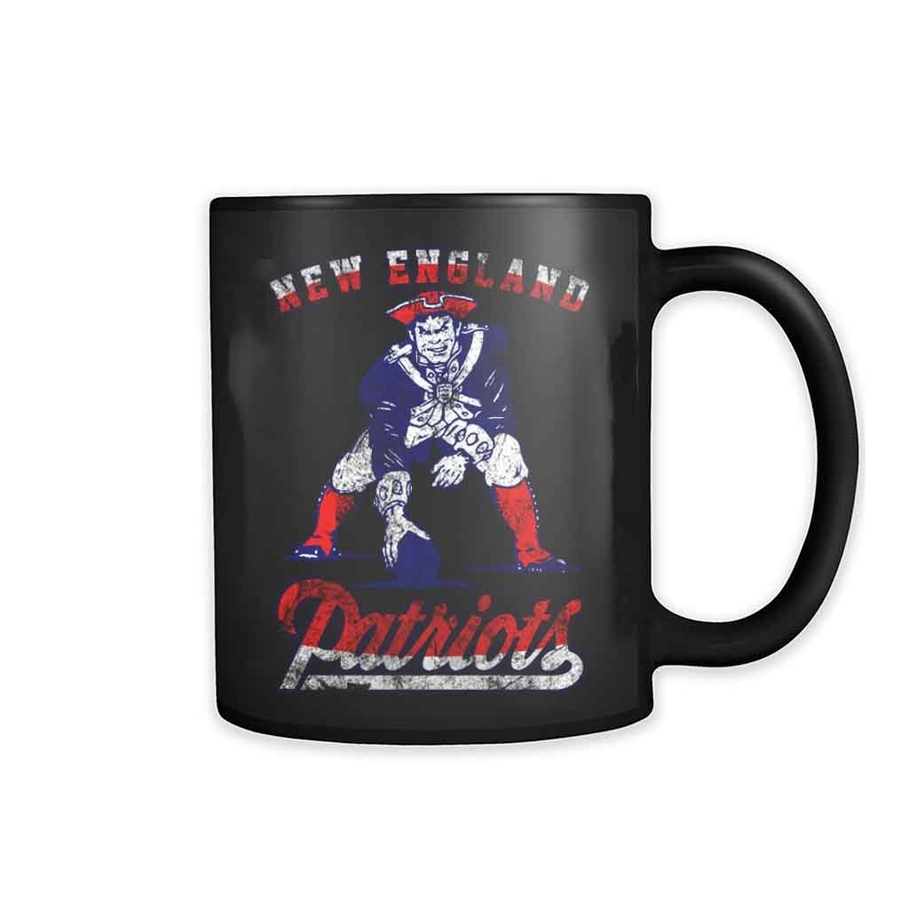 Ne New England Patriots Retro Grunge 11oz Mug