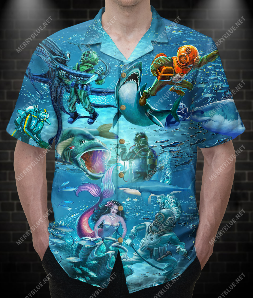 My Journey Into The Deep Blue Unisex Hawaii Shirt Ha88023