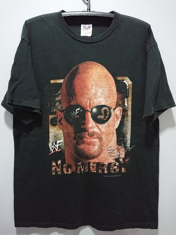 Vintage 1999 Stone Cold Steve Austin Shirt Big Screen No Mercy Size 23 Wcw Wwf Wwe Nwo Shirt