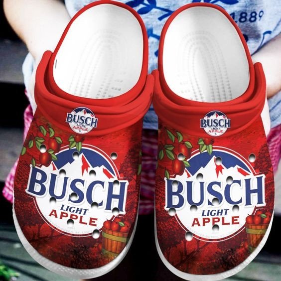 Busch Light Apple Beer Drink Iii Comfortable For Man And Women Classic Water Rubber Clogs Clogband Clogs Comfy Footwear