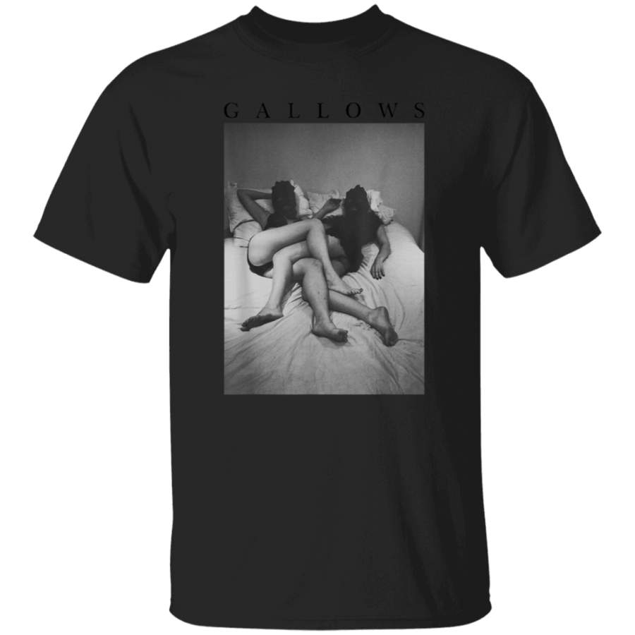 Gallows Official Black  White Bed Photo TShirt