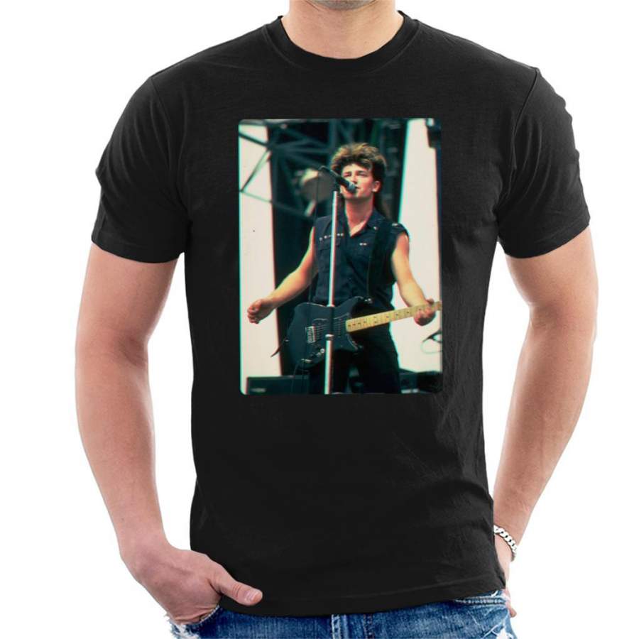 TV Times Bono Of U2 Guitar 3D Effect Men’s T-Shirt