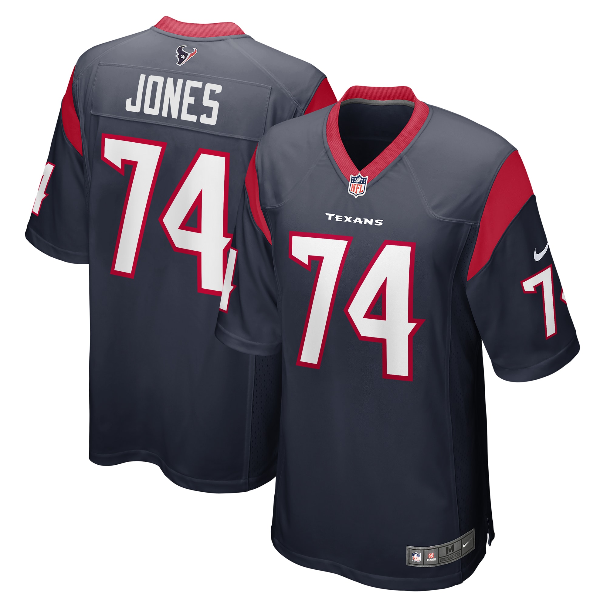 Men’s Houston Texans Josh Jones  Navy Team Game Jersey