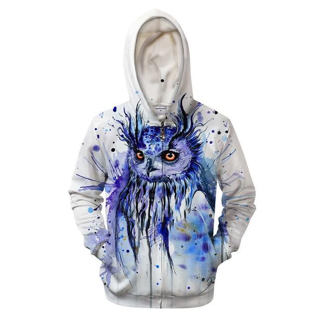 Owl Secrets Zip-up Hoodie