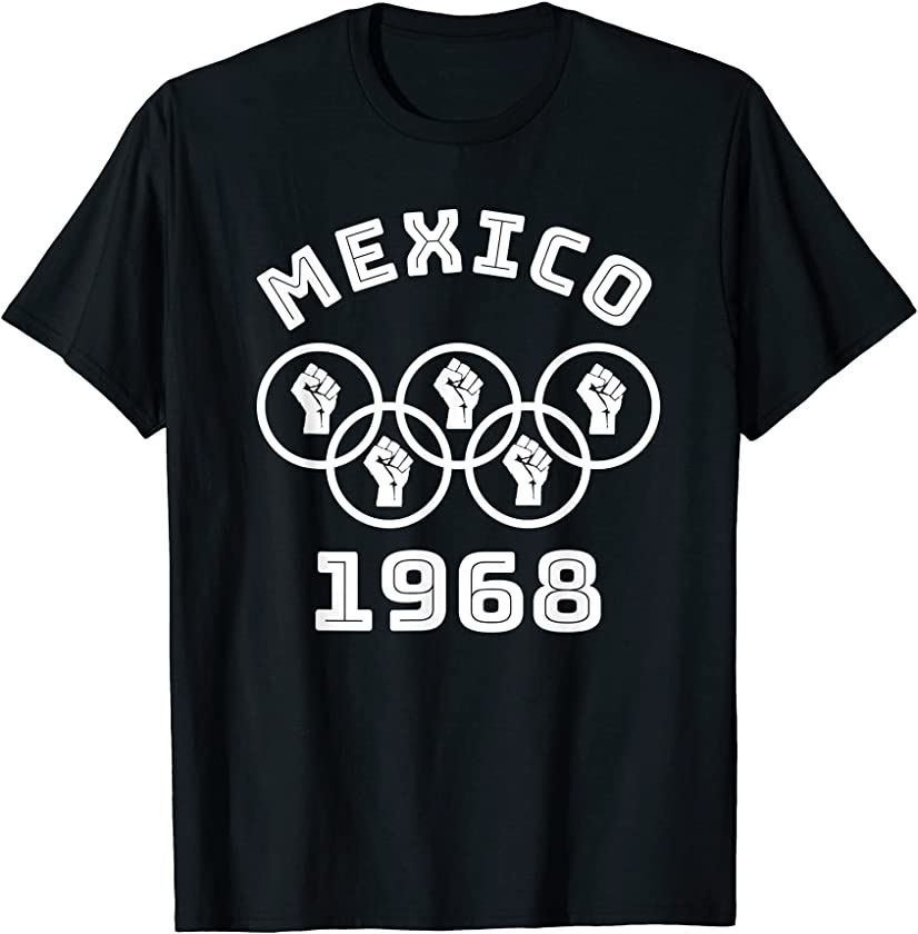 Mexico Games Black Power Salute 1968 Protest T-Shirt