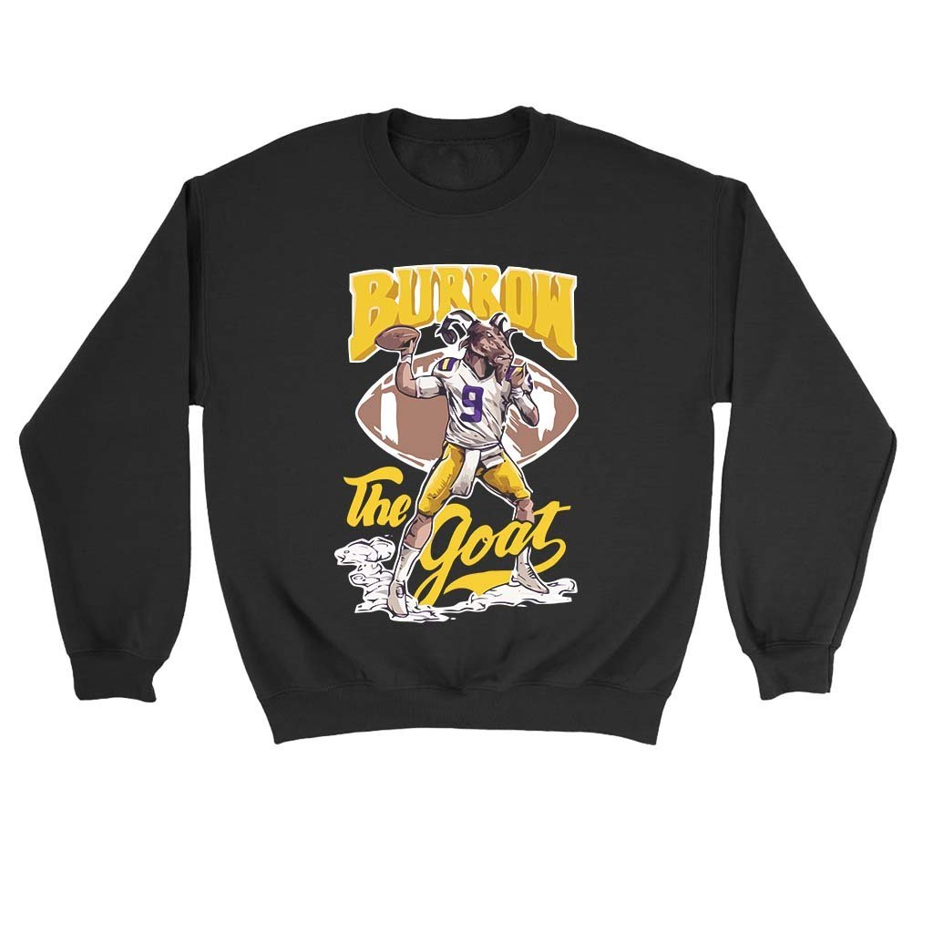 Tigers Joe Burrow The Goat Game Day Sweatshirt