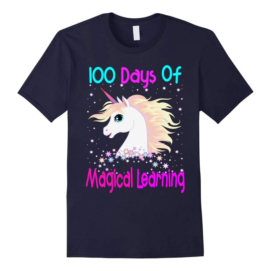 100th School Unicorn T shirt Adorable