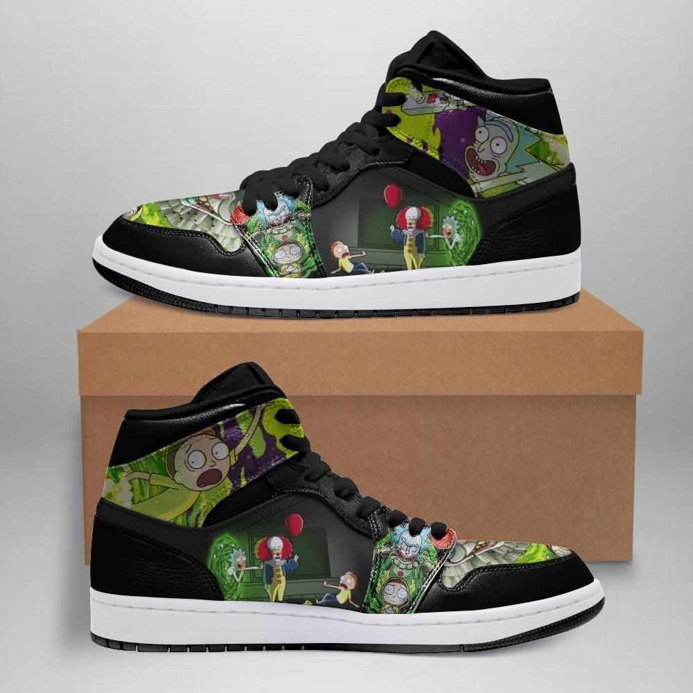 Rick And Morty 17 Air Jordan Shoes Sport Sneakers