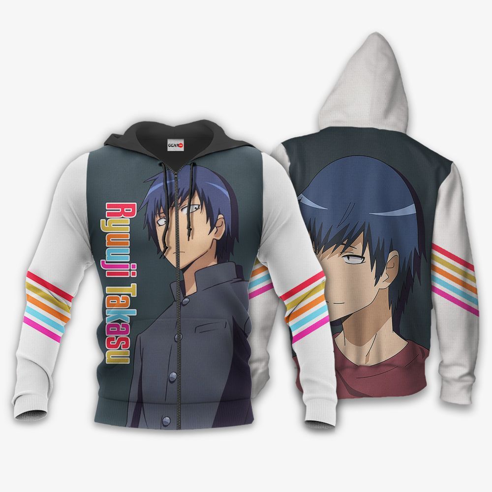 Toradora Ryuuji Takasu Hoodie Shirt Anime Zip Jacket