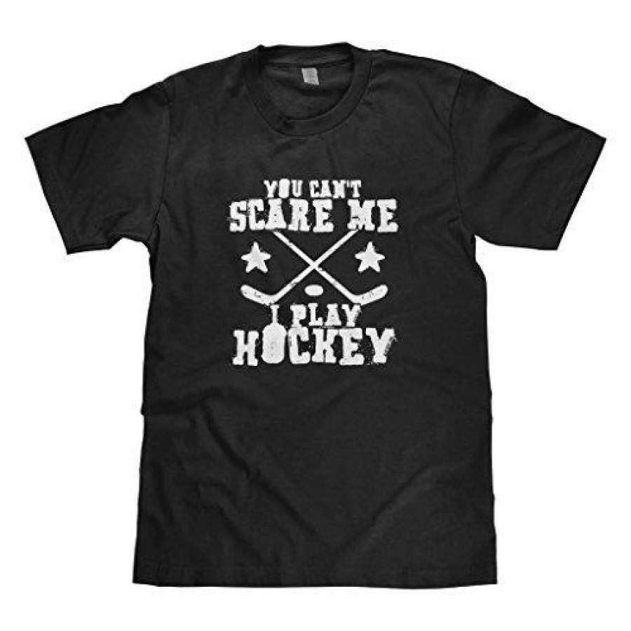 New Funny Tee Cute T Shirts Mixtbrand Big Boys’ You Can’t Scare Me I Play Hockeyer Youth Men