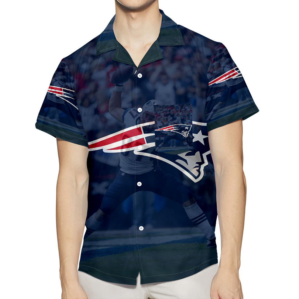 New England Patriots Stephen Gostkowski3 3D All Over Print Summer Beach Hawaiian Shirt With Pocket