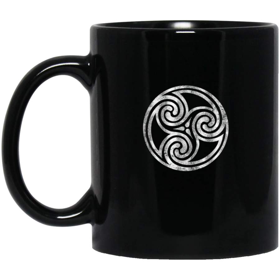 Irish Celtic Knot Vintage Ireland Spiral Triskele Newgrange  Mug