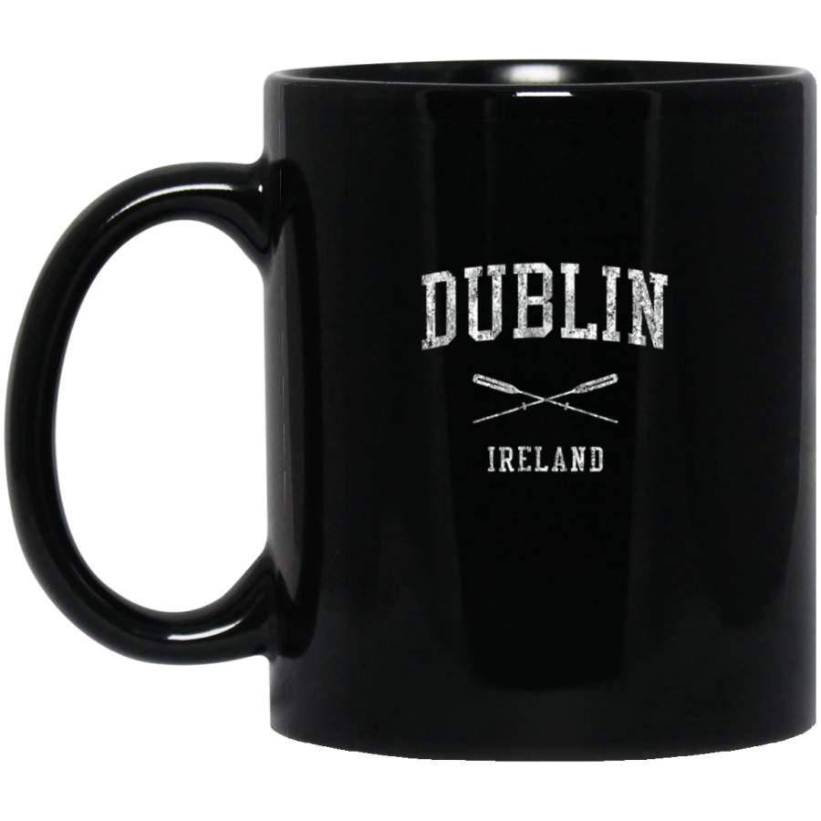 Dublin Ireland Vintage Nautical Sports Design Mug