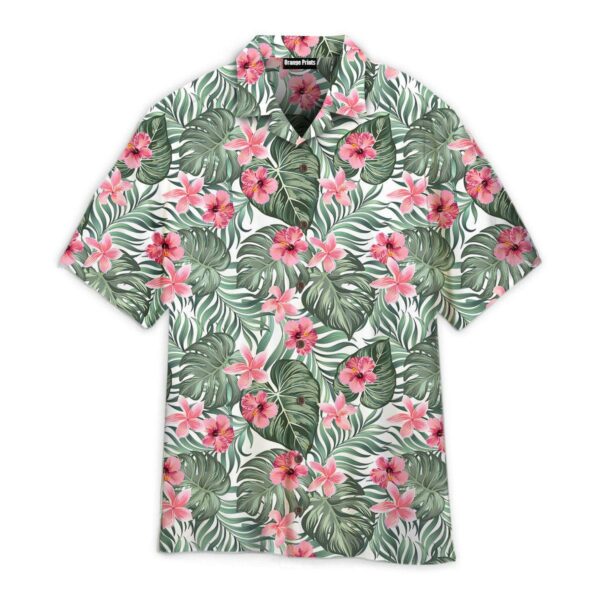 Vintage Tropical Palm Leaves Flowers Hawaii Shirt For Men Women Ha78198