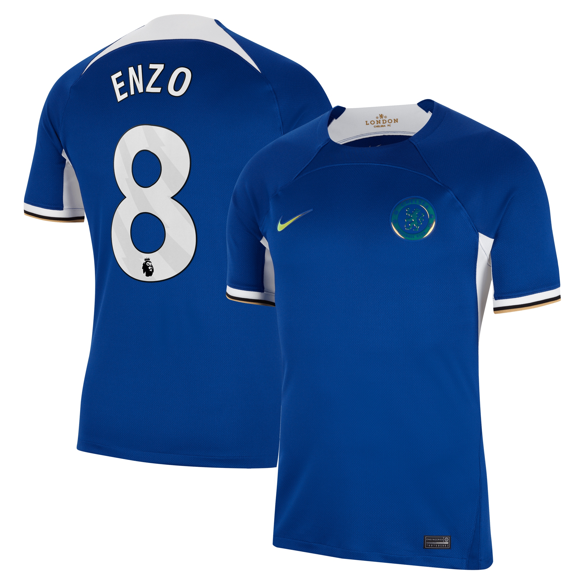 Enzo Fernández Chelsea 2023/24 Home Stadium Replica Jersey – Blue