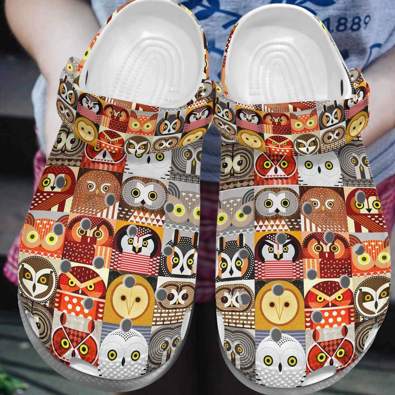 Owl Personalized Clog, Custom Name, Text, Color, Number Fashion Style For Women, Men, Kid, Print 3D Be Owlsome