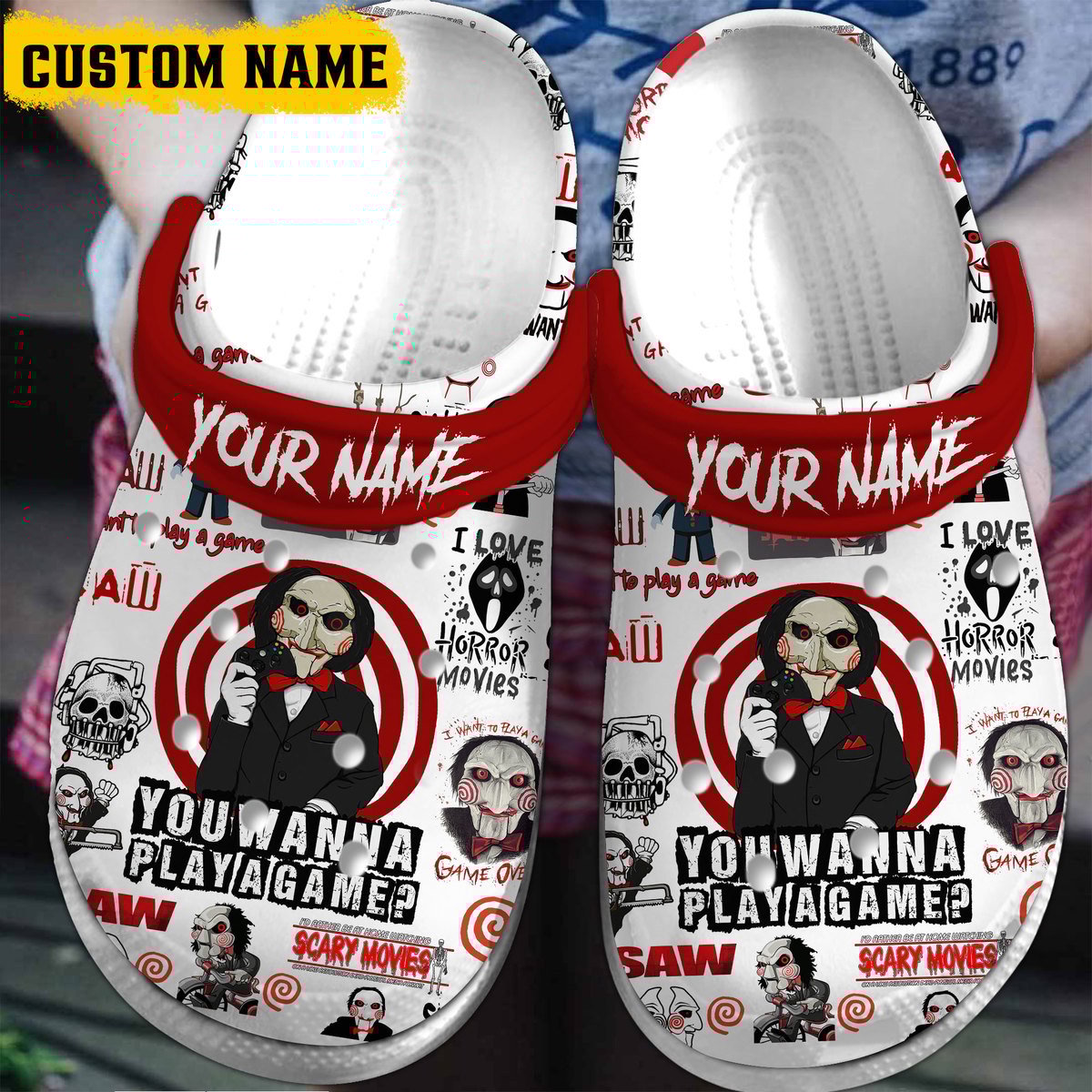 Saw Movie Crocss Clogs For Men Women And Kid Tr1805495048