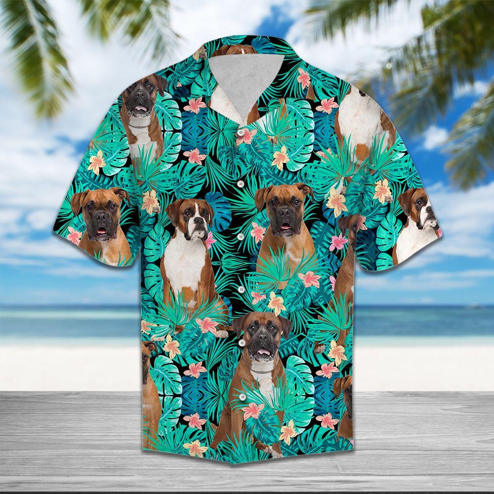 Boxer Tropical Hawaiian Shirt Ha38628