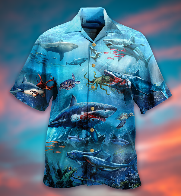 Sharks Assassin Style Limited Edition – Hawaiian Shirt Hawaiian Shirt For Men, Hawaiian Shirt For Women, Aloha Shirt