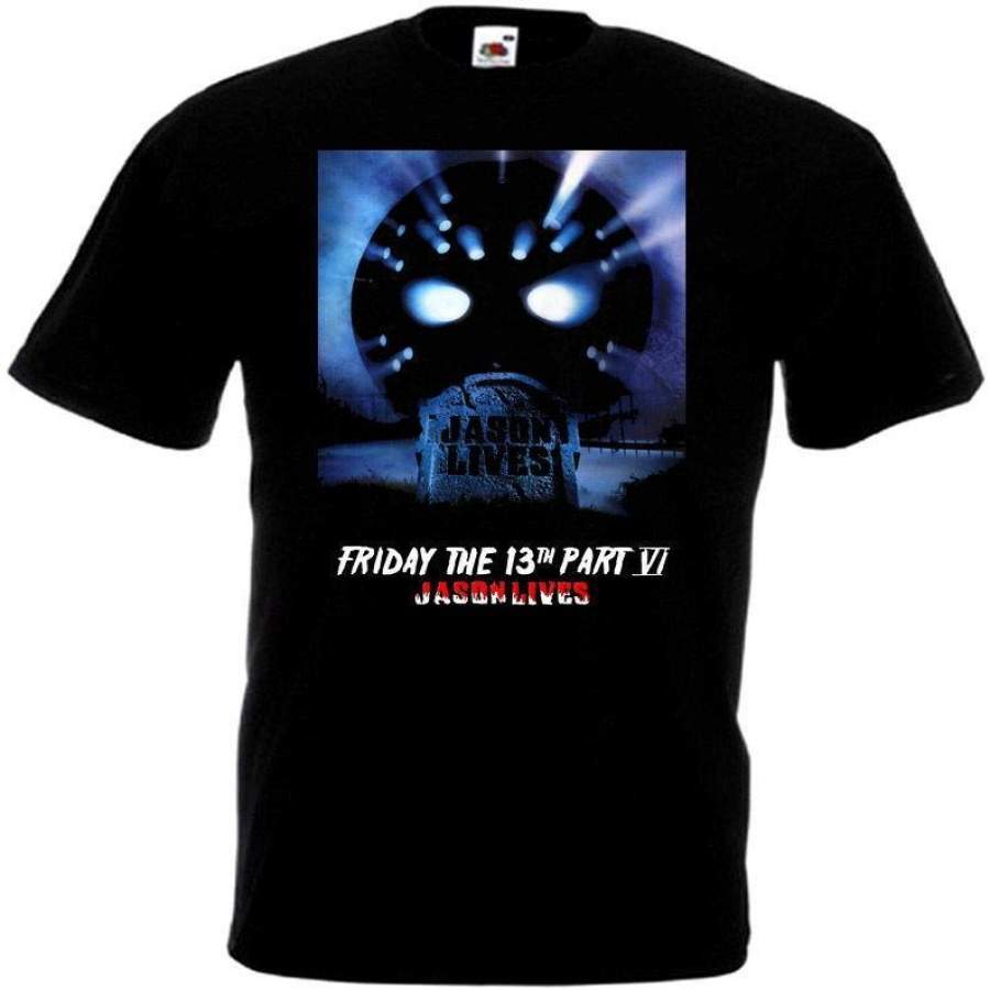 Friday The 13Th V31 T Shirt Black Movie Poster All Sizes S-5Xl