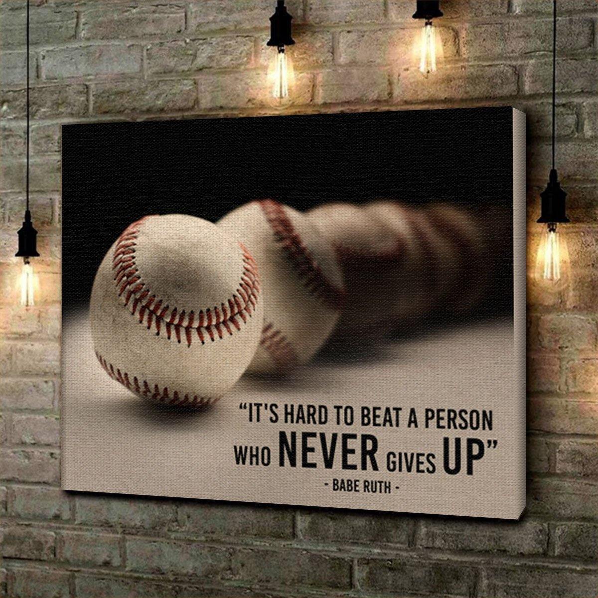 Baseball – Gift For Father’S Day, Home Decor, Best Gift Idea, Gift For Family – Canvas Prints, Matte Canvas