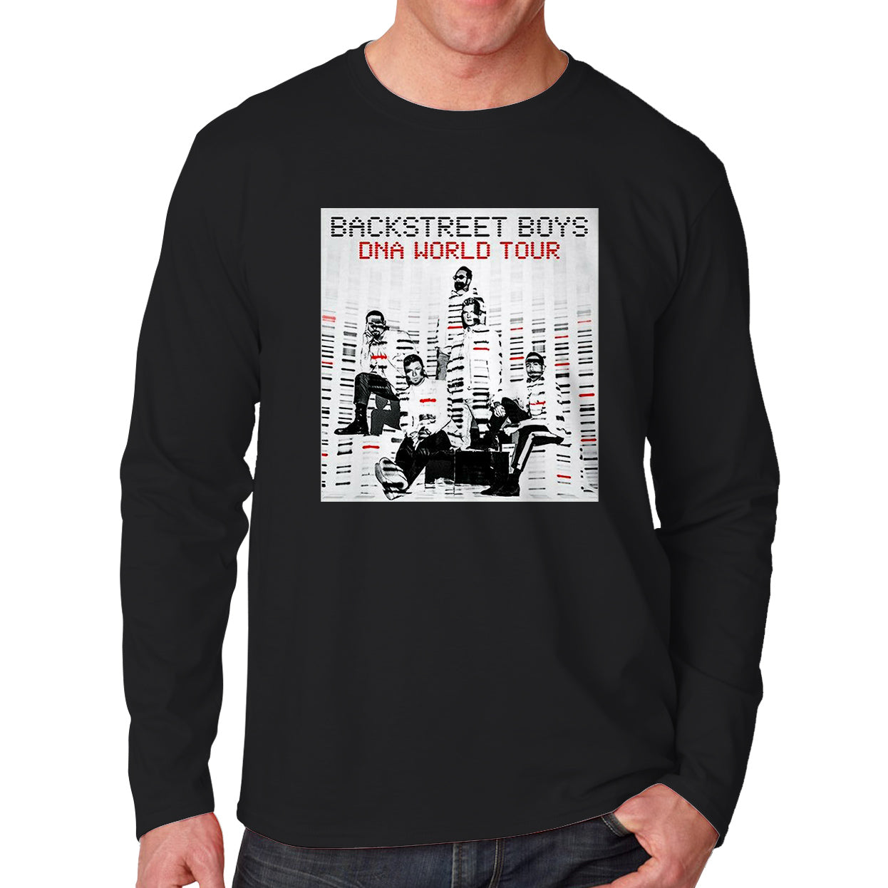 Backstreet Boys Dna Tour Unisex Long Sleeve T-Shirt Tee