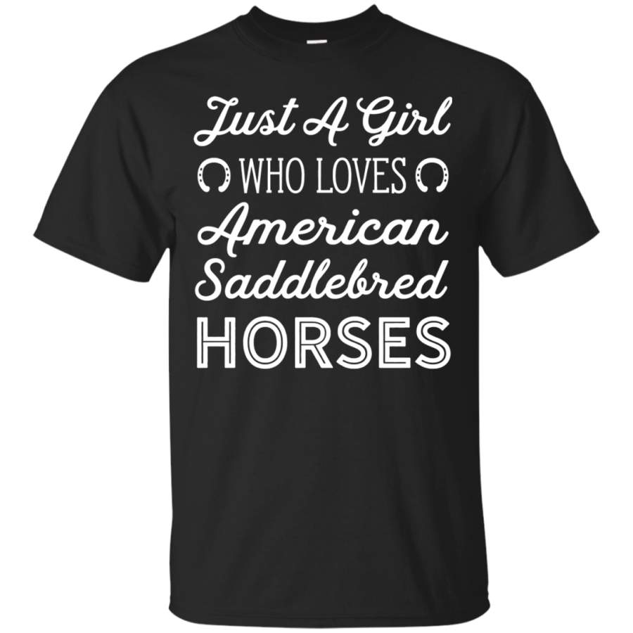 AGR American Saddlebred Horse Shirt For Girls Women