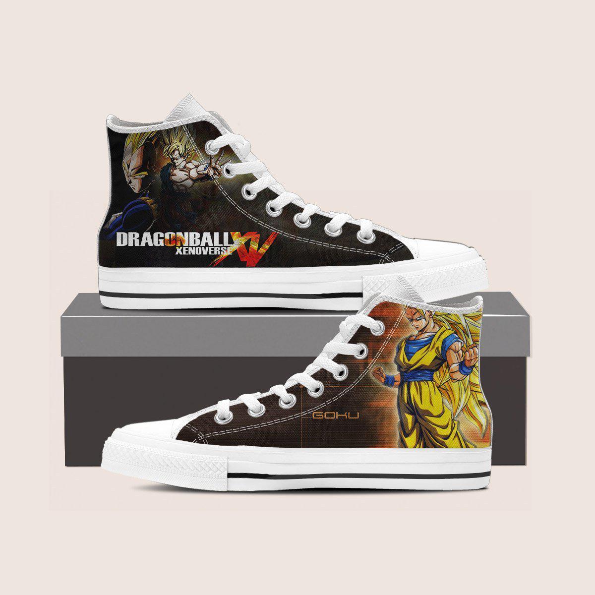 Goku XV Dragon Ball Shoes High Top Anime Fan