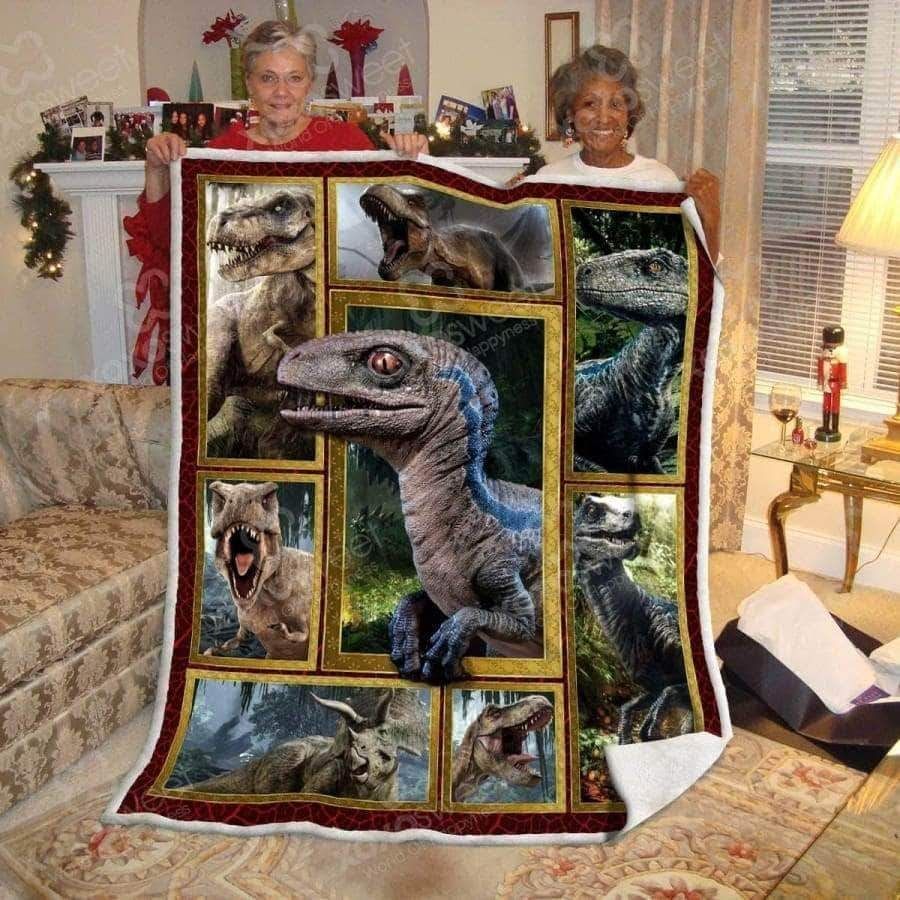 3D Dinosaur Cla21100868F Fleece Blanket